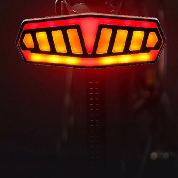 Велосипедний Стоп Поворот Baisk FY-1828 З Дистанційним Пультом LED-USB C-Type Тонований Сигнал