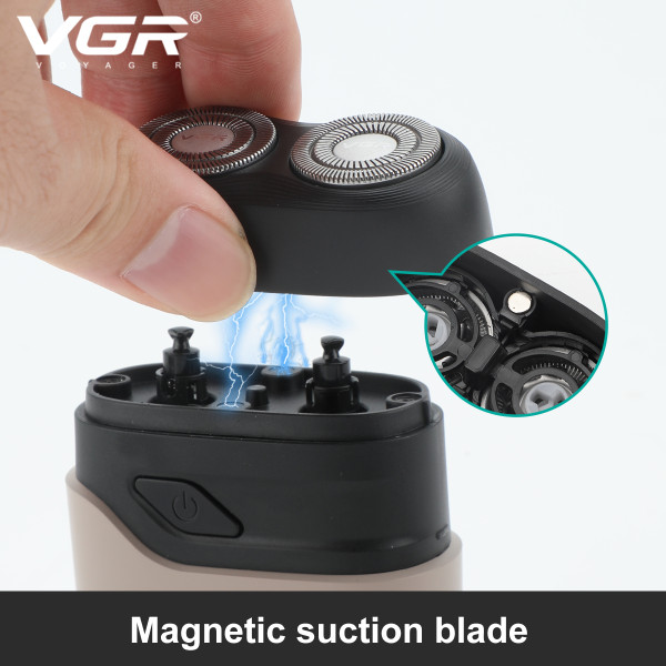 Електробритва VGR V-345 RED Роторна IPX7 Електробритва VGR V-345 RED Роторна IPX7