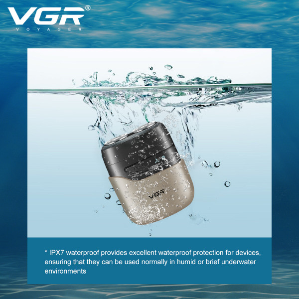 Електробритва VGR V-345 RED Роторна IPX7 Електробритва VGR V-345 RED Роторна IPX7