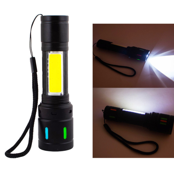 Ліхтар NIGHT VISION FLUORESCENCE BL-627-TG+COB Li-Ion Акумулятор Індикація Заряду ЗУ Type-C Zoom Ліхтар NIGHT VISION FLUORESCENCE BL-627-TG+COB Li-Ion Акумулятор Індикація Заряду ЗУ Type-C Zoom
