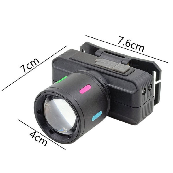 Ліхтар Налобний NIGHT VISION FLUORESCENCE KX-1832-TG Motion Sensor Li-Ion Акумулятор Індикація Заряду ЗП Type-C Zoom Ліхтар Налобний NIGHT VISION FLUORESCENCE KX-1832-TG Motion Sensor Li-Ion Акумулятор Індикація Заряду ЗП Type-C Zoom