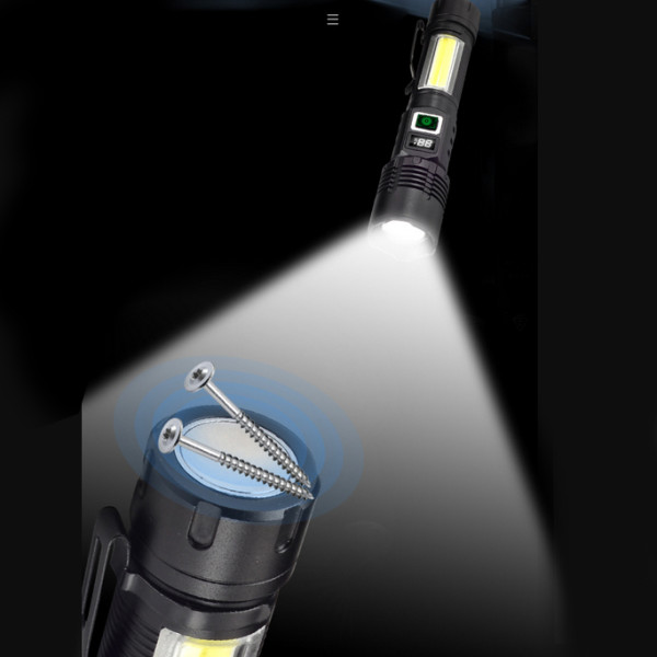 Ліхтар COB18-WHITE LASER LED PM10-TG+COB 1x18650 Power Bank Магніт ЗУ Type-C Zoom Ліхтар COB18-WHITE LASER LED PM10-TG+COB 1x18650 Power Bank Магніт ЗУ Type-C Zoom