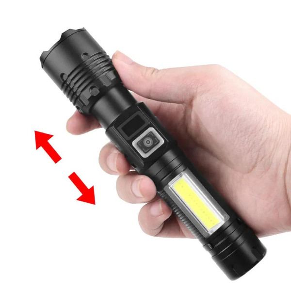 Ліхтар COB18-WHITE LASER LED PM10-TG+COB 1x18650 Power Bank Магніт ЗУ Type-C Zoom Ліхтар COB18-WHITE LASER LED PM10-TG+COB 1x18650 Power Bank Магніт ЗУ Type-C Zoom