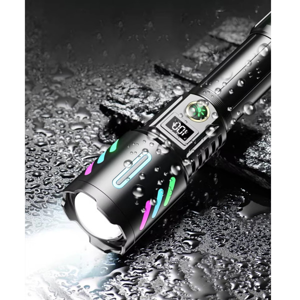 Ліхтар NIGHT VISION FLUORESCENCE 1143-WHITE LASER LED PM10-TG 1x26650 Power Bank ЗУ Type-C Zoom Ліхтар NIGHT VISION FLUORESCENCE 1143-WHITE LASER LED PM10-TG 1x26650 Power Bank ЗУ Type-C Zoom
