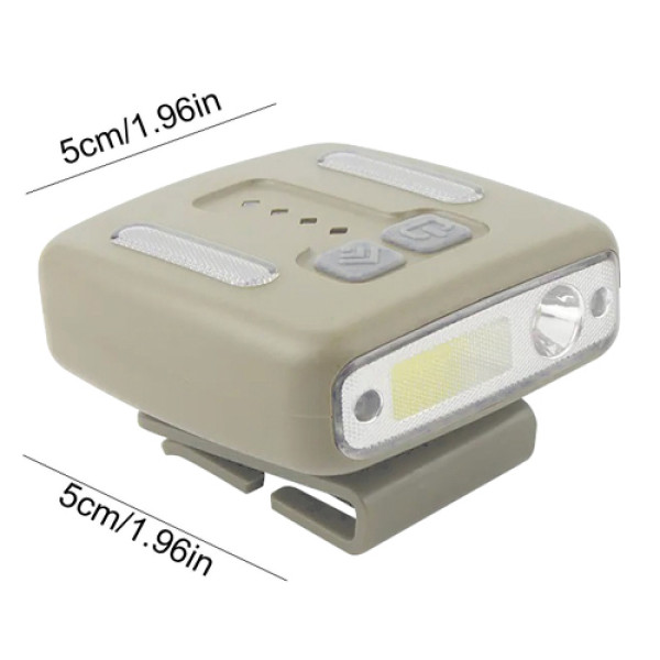 Ліхтар Налобний W6129-XPE+COB+8RGB Motion Sensor Li-Ion Акумулятор Індикація Заряду Кліпса ЗП Type-C Чохол Ліхтар Налобний W6129-XPE+COB+8RGB Motion Sensor Li-Ion Акумулятор Індикація Заряду Кліпса ЗП Type-C Чохол