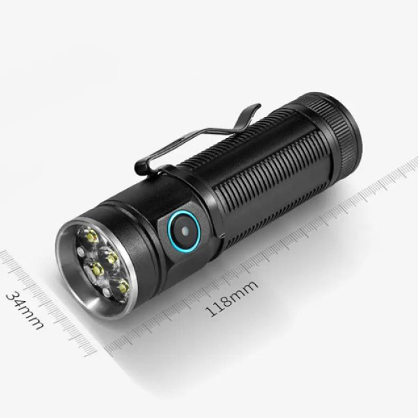 Ліхтар W5184-6XHP360 1х18650 Індикація Заряду ЗУ Type-C Box Ліхтар W5184-6XHP360 1х18650 Індикація Заряду ЗУ Type-C Box