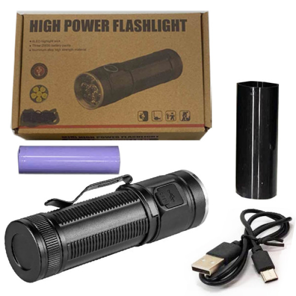 Ліхтар W5184-6XHP360 1х18650 Індикація Заряду ЗУ Type-C Box Ліхтар W5184-6XHP360 1х18650 Індикація Заряду ЗУ Type-C Box