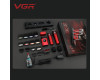 Комплект VGR STEPLERSS PRO 3 IN 1 RED, машинка для стрижки (Clipper), триммер, электробритва