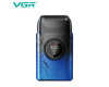 Электробритва VGR V-377 BLUE шейвер, двойное лезвие, регулировка мощности 7000-9000 RPM, LED display