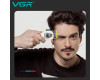 Аккумуляторная машинка для стрижки (clipper) VGR V-699 WHITE, 4 насадки, LED display