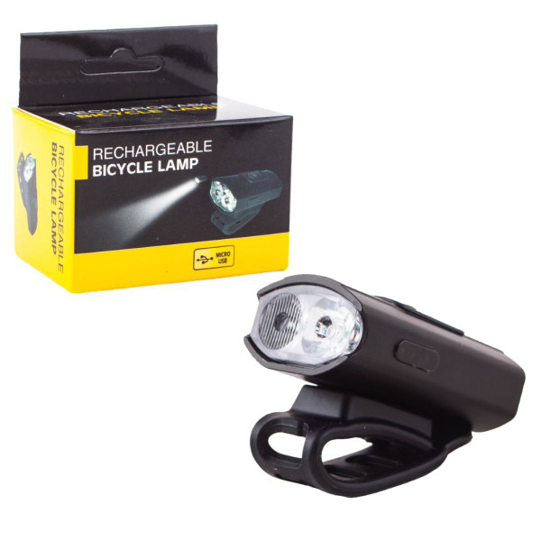 Велоліхтар 2285-2XPE ULTRA LIGHT, ALUMINUM, індикація заряду, Waterproof, аккум., ЗУ micro USB