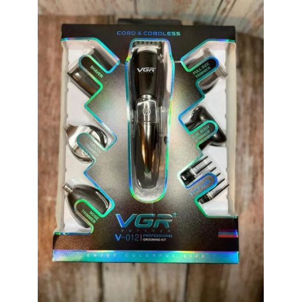 Набір для стриження VGR 6 в 1 V-012, 13 насадок