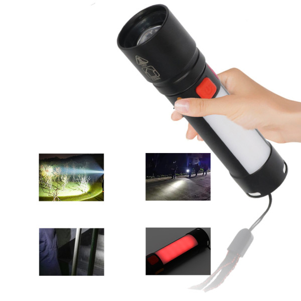 Ліхтар 611-TG+COB White+Red Li-Ion Акумулятор ЗУ Type-C Zoom Ліхтар 611-TG+COB White+Red Li-Ion Акумулятор ЗУ Type-C Zoom