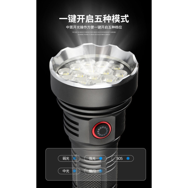 Ліхтар W5201-1-19 ULTRA BRIGHT LED 1x18650 Індикація Заряду ЗУ Type-C Ліхтар W5201-1-19 ULTRA BRIGHT LED 1x18650 Індикація Заряду ЗУ Type-C