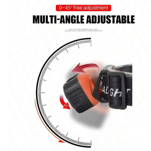 Ліхтар Налобний WH-0188-XPE+SMD White+Red Motion Sensor Li-Ion Акумулятор ЗП Type-C