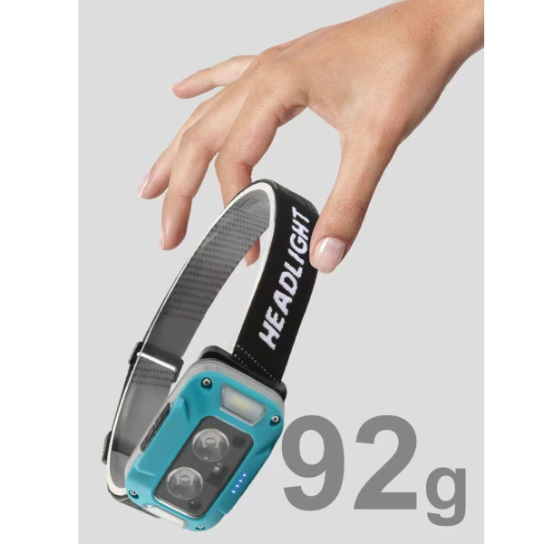 Ліхтар Налобний WH-0218-XPG White+Yellow + SMD Red Motion Sensor Li-Ion Акумулятор ЗП Type-C