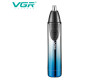 Триммер VGR 2 в 1 V-619 BLUE, 2 насадки - триммер для носа, шейвер