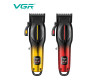 Акумуляторна Машинка Для Стрижки Clipper VGR V-026 GOLD 6 Насадок 9000 RPM LED Display