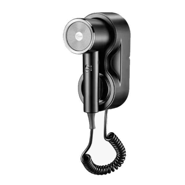 Фен настенный VGR V-407 BLACK, 2 уровня обдува, 3 уровня температуры