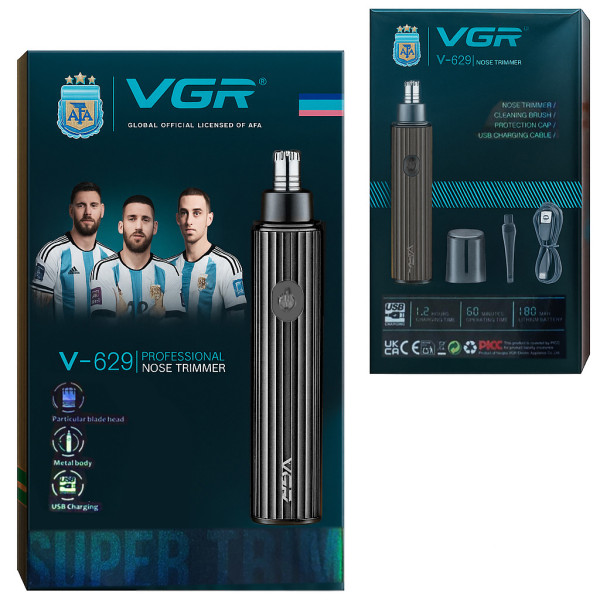 Триммер для носа VGR V-629 BLACK
