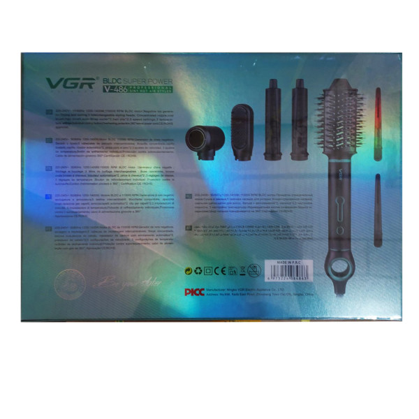Фен-стайлер VGR 5 в 1 V-486, Professional, 5 насадок
