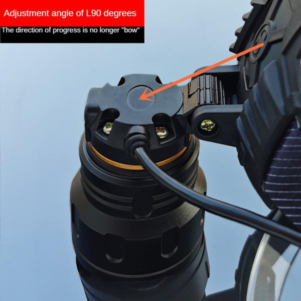 Ліхтар налобний 8078-P360, 3x18650, ЗУ Type-C, zoom, Box