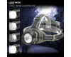 Ліхтар налобний NIGHT VISION FLUORESCENCE 8098-TG, IPX4, 2x18650, ЗУ Type-C, zoom, Box