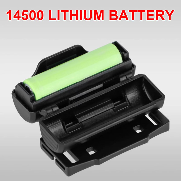 Фонарь налобный 6670-COB(White)+SMD(Red), ЗУ Type-C, 1x14500, Box