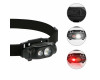 Фонарь налобный 6670-COB(White)+SMD(Red), ЗУ Type-C, 1x14500, Box