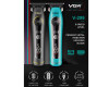Тример VGR V-299 BLACK 4 Насадки 9000RPM 2000 mAh 5 Рівнів Швидкості LED Display Тример VGR V-299 BLACK 4 Насадки 9000RPM 2000 mAh 5 Рівнів Швидкості LED Display
