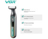 Електробритва VGR V-360 GREEN, універсальна насадка з регулюванням висоти, IPX6, LED display