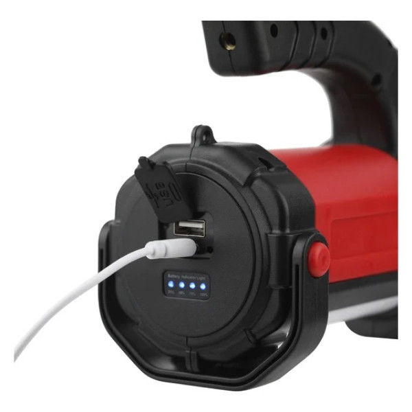 Ліхтар Портативний T80-5W+COB 2x18650 ЗУ microUSB Box