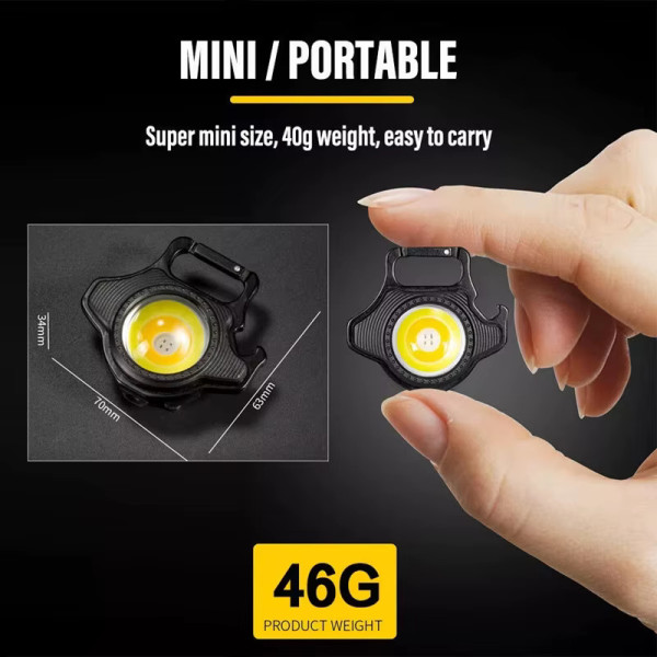 Ліхтар MULTIFUNCTIONAL W5133-COB ULTRA White+Yellow+Red Li-Ion Акумулятор ЗП Type-C Відкривач Магніт Карабін Ліхтар MULTIFUNCTIONAL W5133-COB ULTRA White+Yellow+Red Li-Ion Акумулятор ЗП Type-C Відкривач Магніт Карабін