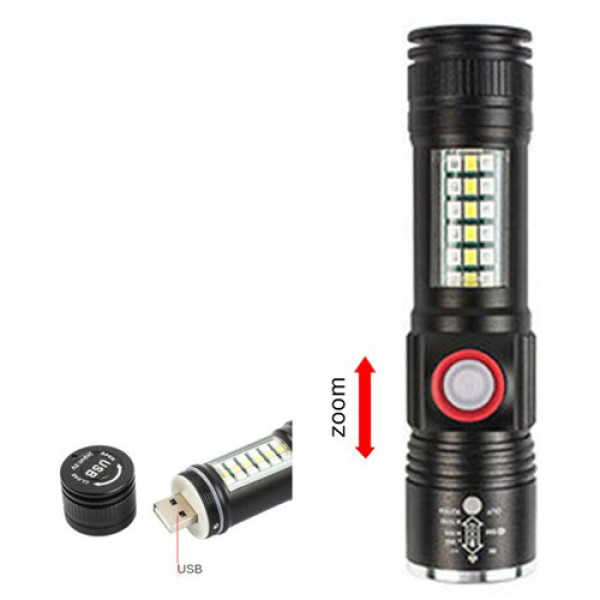 Ліхтар SY-1903C-P50+SMD+RGB Alarm Li-Ion Акумулятор Ремінець Zoom ЗУ USB Ліхтар SY-1903C-P50+SMD+RGB Alarm Li-Ion Акумулятор Ремінець Zoom ЗУ USB