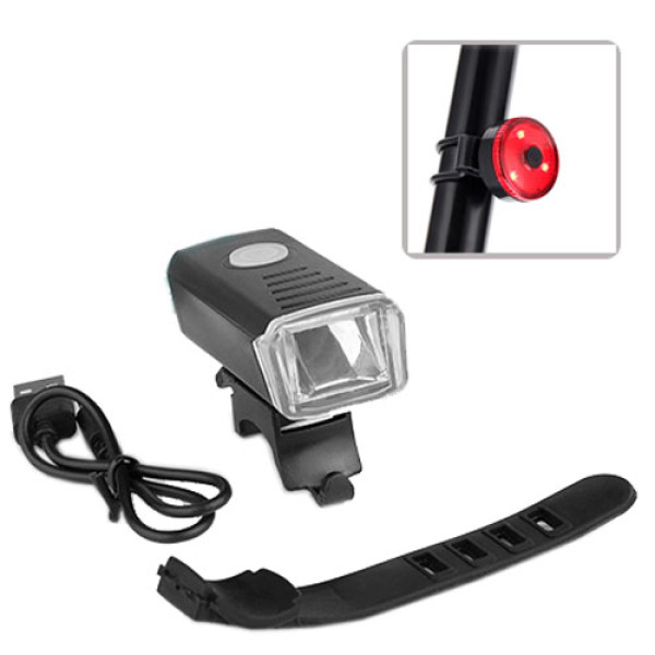 Велосипедний Комплект Фара та Стоп HY028/BSK-1133-XPG MicroUSB Велосипедний Комплект Фара та Стоп HY028/BSK-1133-XPG MicroUSB