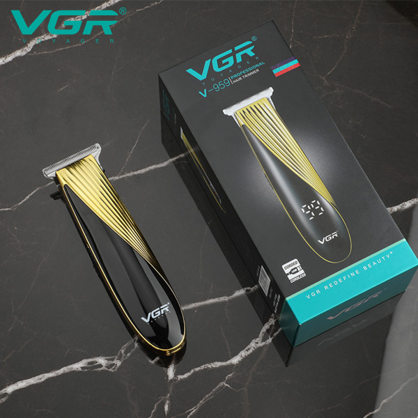 Триммер VGR V-959, 3 насадки, LED display