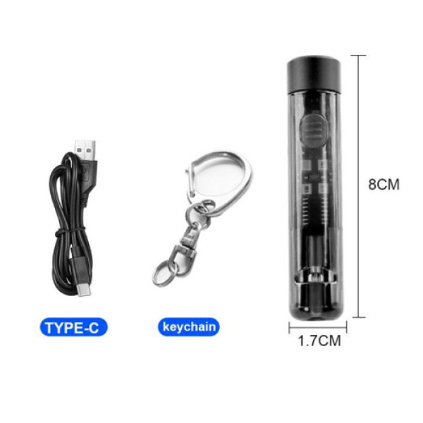 Ліхтар S1-LED+SMD RGB Li-Ion Акумулятор Карабін Свисток ЗУ Type-C Box Ліхтар S1-LED+SMD RGB Li-Ion Акумулятор Карабін Свисток ЗУ Type-C Box