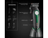 Акумуляторна Машинка Для Стрижки VGR V-010 GREEN 6 Насадок 7500 RPM 2600 mAh LED Display Акумуляторна Машинка Для Стрижки VGR V-010 GREEN 6 Насадок 7500 RPM 2600 mAh LED Display
