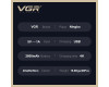 Акумуляторна Машинка Для Стрижки VGR V-027 8 Насадок 7000 RPM 2600 mAh LED Display