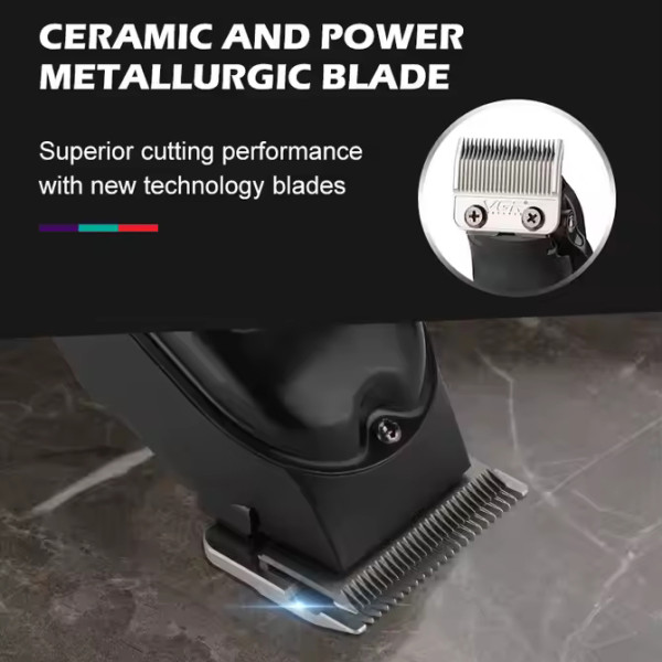 Акумуляторна Машинка Для Стрижки VGR V-051 4 Насадки 2500 mAh LED Display Акумуляторна Машинка Для Стрижки VGR V-051 4 Насадки 2500 mAh LED Display