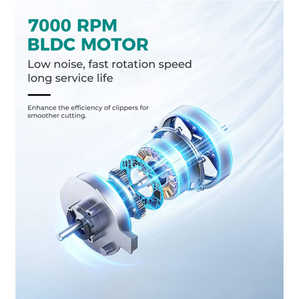 Тример VGR V-254 GREEN 4 Насадки 7000 RPM 2000 mAh LED Display Тример VGR V-254 GREEN 4 Насадки 7000 RPM 2000 mAh LED Display