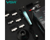 Акумуляторна Машинка Для Стрижки VGR V-270 6 Насадок 9000 RPM 2500 mAh LED Display