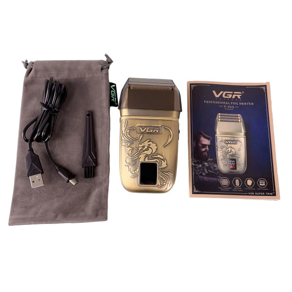 Електробритва VGR V-349 Шейвер Потрійне Лезо IPX6 LED Display Електробритва VGR V-349 Шейвер Потрійне Лезо IPX6 LED Display