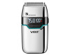 Электробритва VGR V-350 SILVER шейвер, двойное лезвие, 2 насадки, LED Display