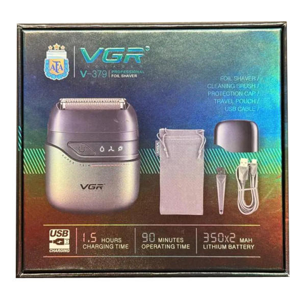 Електробритва VGR V-379 Шейвер Подвійне Лезо + Тример IPX7 Електробритва VGR V-379 Шейвер Подвійне Лезо + Тример IPX7