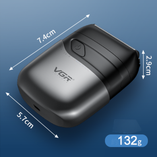 Електробритва VGR V-379 Шейвер Подвійне Лезо + Тример IPX7 Електробритва VGR V-379 Шейвер Подвійне Лезо + Тример IPX7