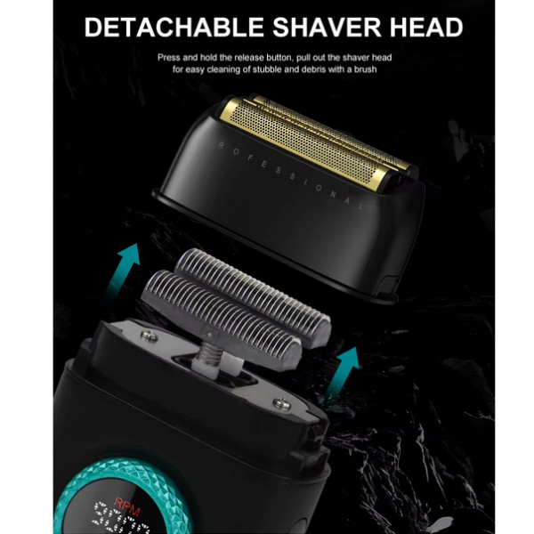 Електробритва VGR V-378 RED Шейвер Подвійне Лезо + Тример Регулювання Потужності 7000-9000 RPM LED Display Електробритва VGR V-378 RED Шейвер Подвійне Лезо + Тример Регулювання Потужності 7000-9000 RPM LED Display