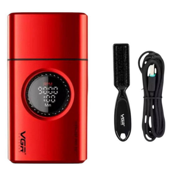 Електробритва VGR V-378 RED Шейвер Подвійне Лезо + Тример Регулювання Потужності 7000-9000 RPM LED Display Електробритва VGR V-378 RED Шейвер Подвійне Лезо + Тример Регулювання Потужності 7000-9000 RPM LED Display