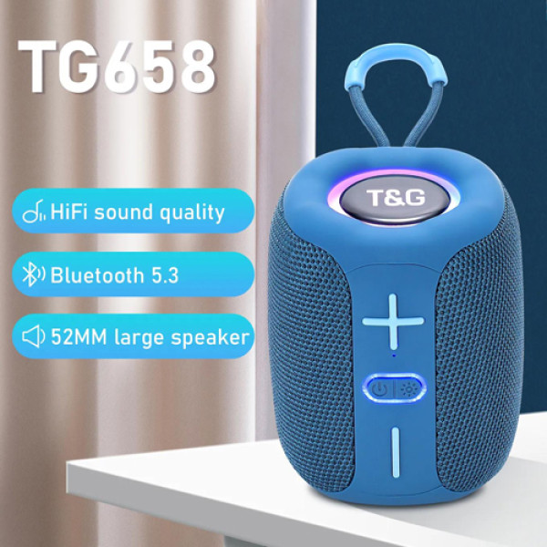 Bluetooth-Колонка TG658 с RGB Подсветкой Speakerphone Радио Blue;Bluetooth-Колонка TG658 с RGB Подсветкой Speakerphone Радио Blue; Bluetooth-Колонка TG658 с RGB Подсветкой Speakerphone Радио Blue;Bluetooth-Колонка TG658 с RGB Подсветкой Speakerphone Радио Blue;
