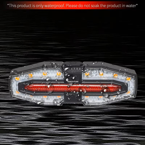 Велосипедна Стоп Мигалка LY-5510 із зазначенням поворотів